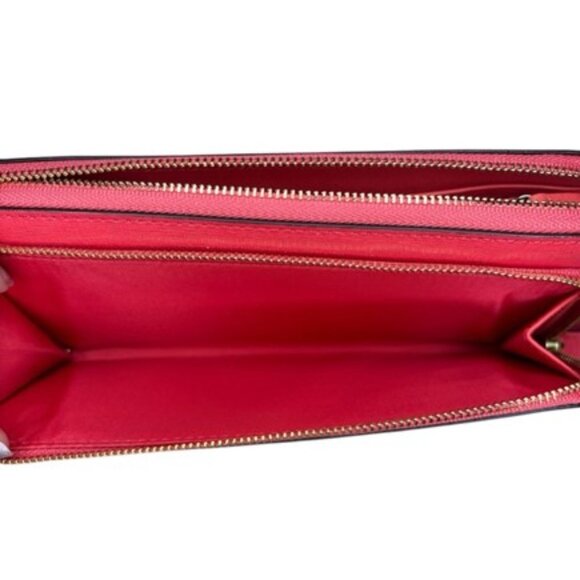 Coach Long Double Zip Around Wallet EUC - Picture 4 of 5